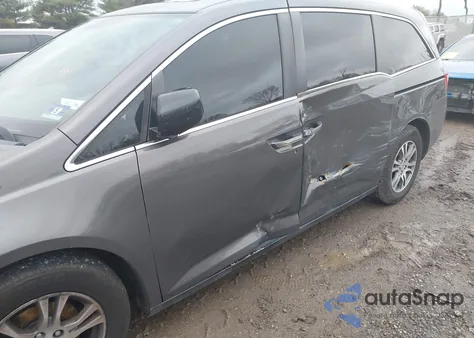 2013 Honda Odyssey Ex-L z USA, uszkodzony, nr VIN 5FNRL5H6XDB054594